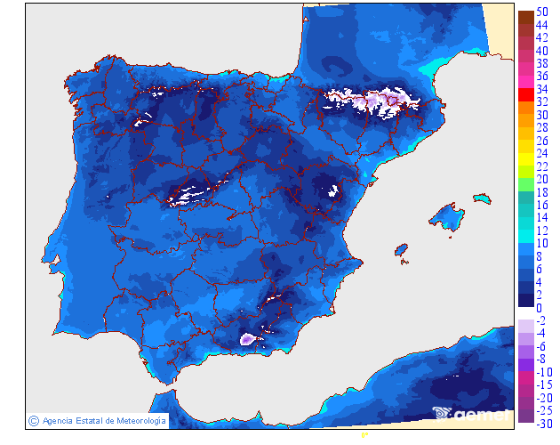 Tempratures minimales