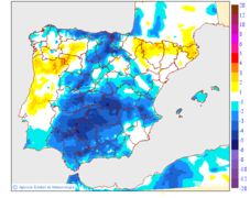 Variaci� de les temperatures m�ximes respecte al dia anterior