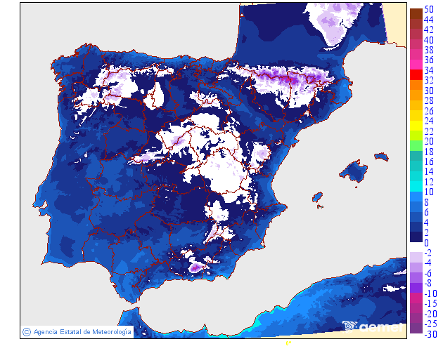 Temperatures m�nimes