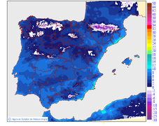 Minimum temperatures for the day after tomorrow in the Canary Islands