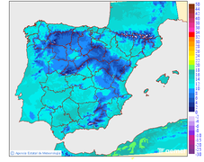 Maximum temperatures for tomorrow in the Peninsula and Balearic Islands