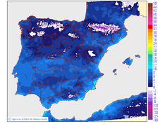 Minimum temperatures for the day after tomorrow in the Canary Islands