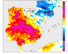 Variaci� de les temperatures m�nimes respecte al dia anterior