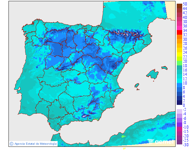 Temperaturas m�ximas