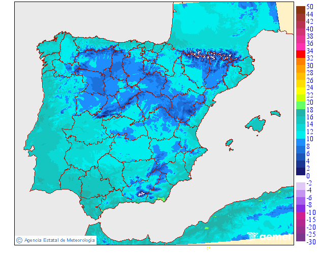 Temperaturas m�ximas