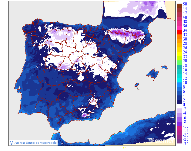 Temperaturas m�nimas