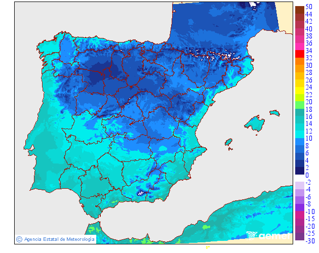 Temperaturas m�ximas