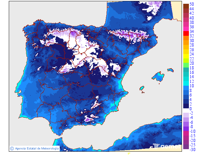 Temperaturas m�nimas