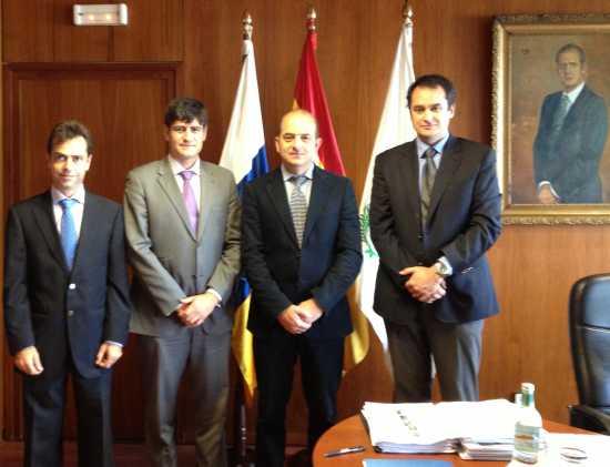Con el Alcalde de Las Palmas