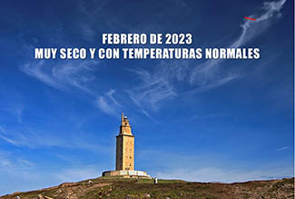 Febrero, muy seco y normal en temperaturas